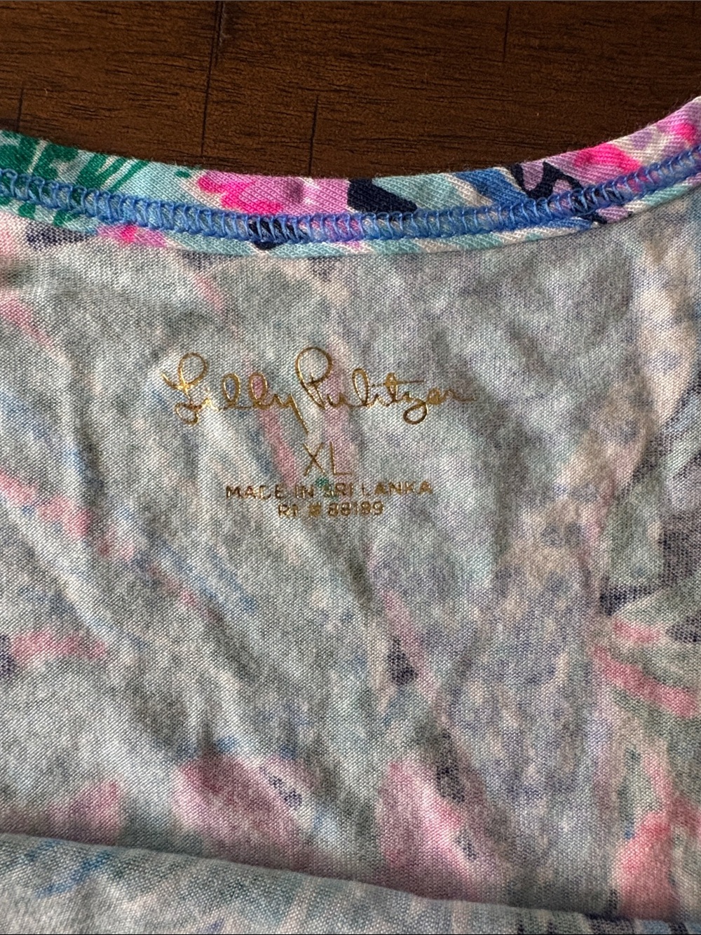 Lilly Pulitzer Summer Ruffle Tank XL NWT - Picture 4 of 4